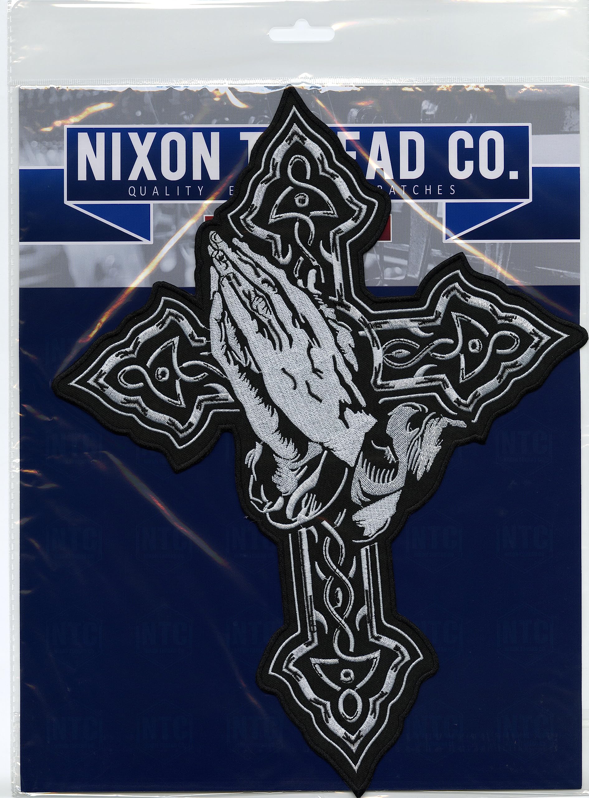 Amazon.com: Celtic Cross Praying Hands Patch 14